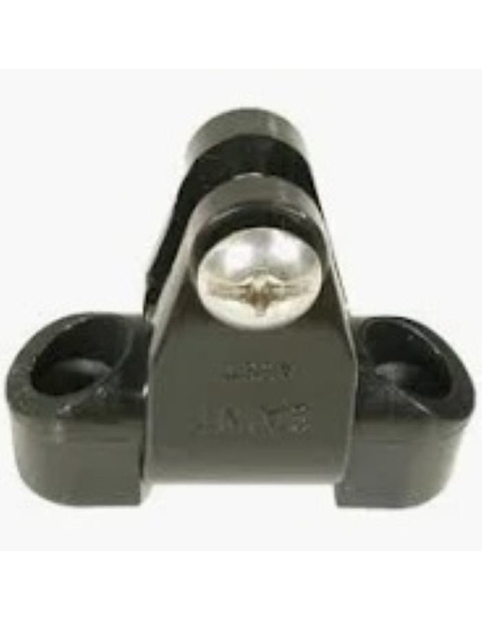 Canopy Deck Mount Square BLACK