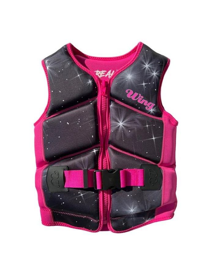 Realm Jnr L50s Vest Pink Stars 14