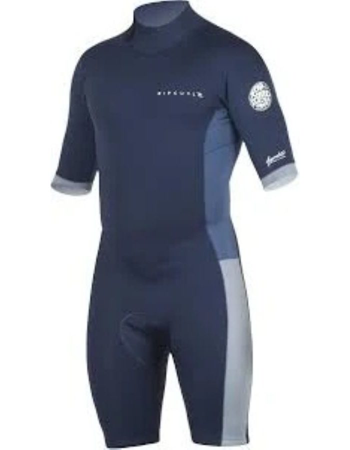 Aggrolite 2 mm Back Zip Spring Navy L