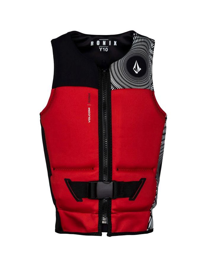Volcom Teen L50s Vest Red-PsycStn Y12
