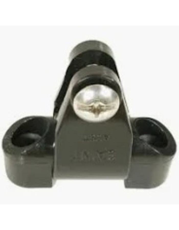 Canopy Deck Mount Square BLACK
