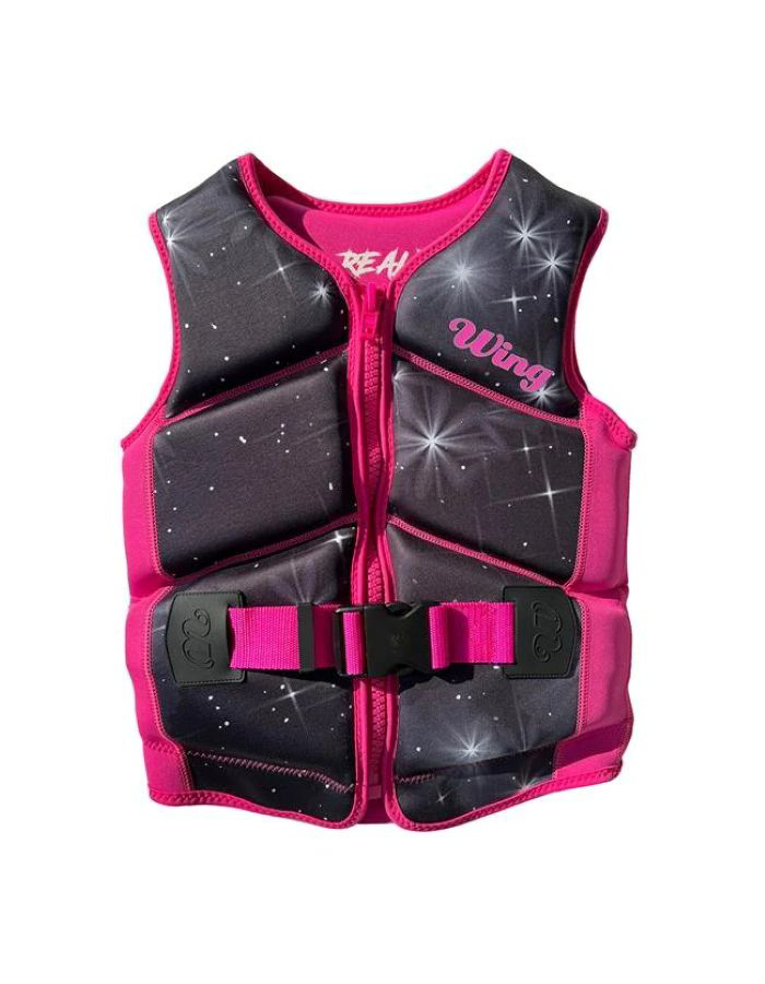 Realm Jnr L50s Vest Pink Stars 14